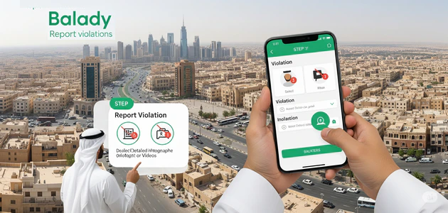 خطوات استخدام تطبيق بلدي للإبلاغ عن المخالفات
